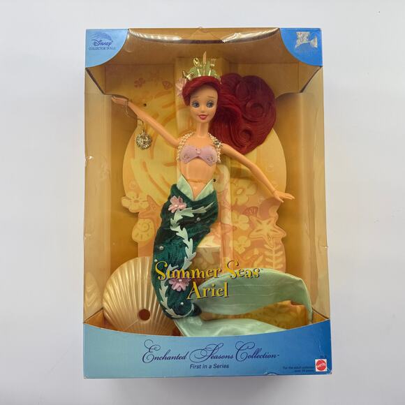 Disney Summer Seas Ariel Enchanted Seasons Collection Doll 1st Series NIB - Picture 1 of 2